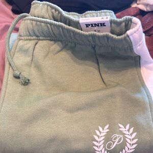 PINK Olive Green Joggers brand new with tag
